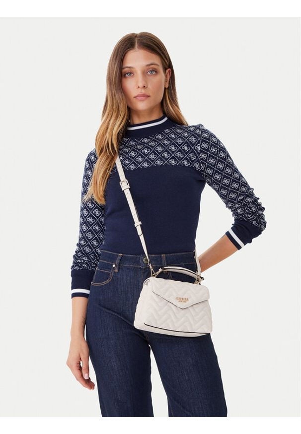 Guess Torebka HWQG96 53780 Biały. Kolor: biały. Materiał: skórzane