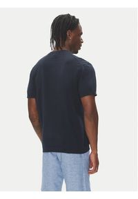 Lindbergh Sweter 30-804115 Granatowy Slim Fit. Kolor: niebieski. Materiał: bawełna #3