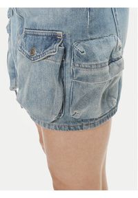 Replay Spódnica jeansowa W9934 .000.794 Niebieski Regular Fit. Kolor: niebieski. Materiał: bawełna #4