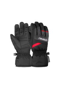 Rękawice narciarskie dziecięce Reusch Bennet R-TEX® XT Junior. Kolor: czerwony, wielokolorowy, czarny. Sport: narciarstwo