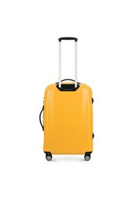 Wittchen - Komplet walizek z polikarbonu jednokolorowych. Kolor: żółty. Materiał: guma #4
