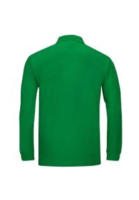 SOL'S - Koszulka Polo Z Długim Rękawem Dla Dorosłych Unisex Winter II. Okazja: na co dzień. Typ kołnierza: polo. Kolor: zielony. Długość rękawa: długi rękaw. Długość: długie. Styl: casual