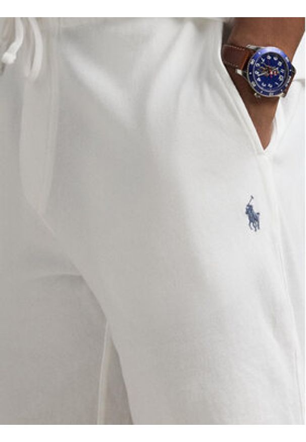 Polo Ralph Lauren Szorty sportowe 710704271004 Biały Regular Fit. Kolor: biały. Materiał: bawełna. Styl: sportowy