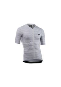 Koszulka rowerowa szosa gravel NORTHWAVE Blade Jersey szary. Kolor: szary. Materiał: jersey. Sezon: lato