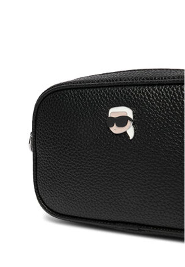 Karl Lagerfeld - KARL LAGERFELD Torebka A4W30248 Czarny. Kolor: czarny. Materiał: skórzane
