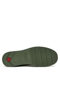 Hunter Klapki WFF1002RMA Khaki. Kolor: brązowy. Materiał: guma #4