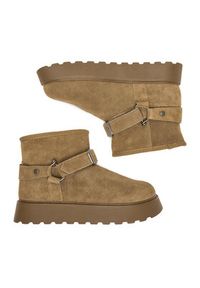 G-Star RAW - G-Star Raw Śniegowce CEO-ZEHRA-01 Beżowy. Kolor: beżowy. Materiał: zamsz, skóra #8