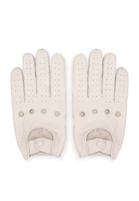 Wittchen - Męskie rękawiczki skórzane samochodowe kremowe. Kolor: kremowy. Materiał: skóra. Sezon: wiosna, jesień, zima. Styl: rockowy, klasyczny, elegancki #2