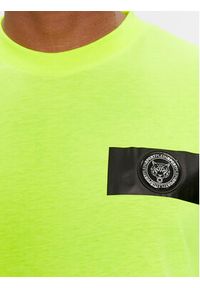 Plein Sport T-Shirt SADC MTK6907 SJY001N Żółty Regular Fit. Kolor: żółty. Materiał: bawełna. Styl: sportowy #4