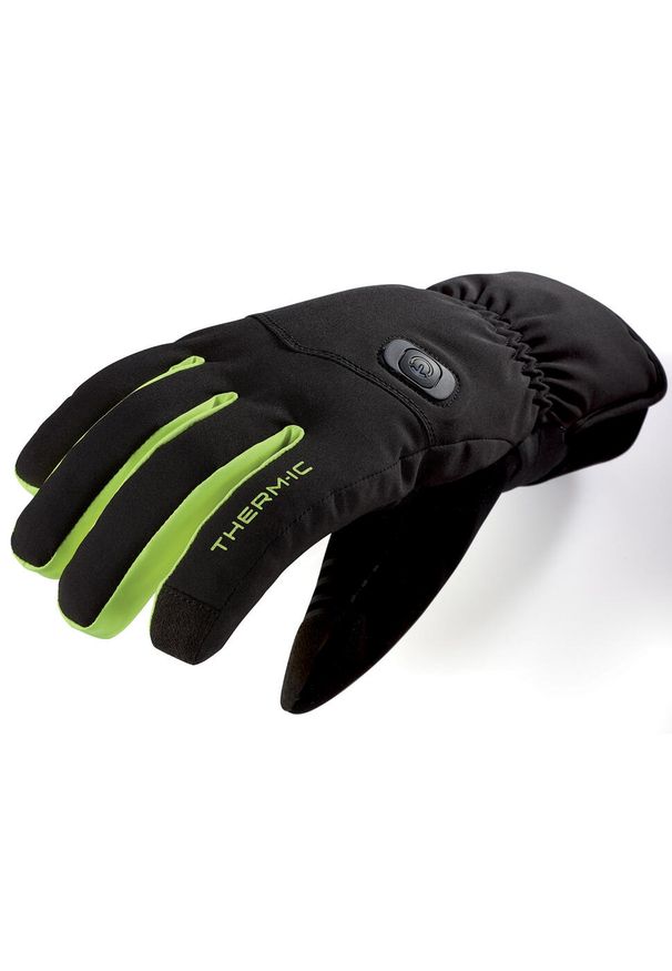 Rekawica multisports doroslych Therm-ic PowerGloves Light+ cienka i podgrzewana. Kolor: czarny, żółty, wielokolorowy. Sezon: zima. Sport: narciarstwo