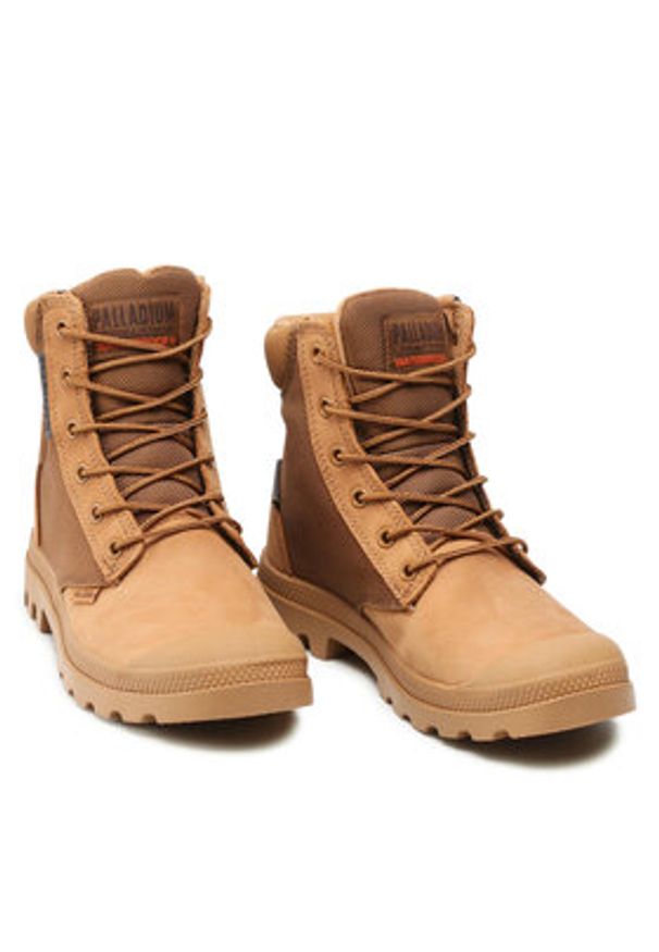 Palladium Trapery Pampa Sc Wpn U-S 77235-252-M Brązowy. Kolor: brązowy. Materiał: nubuk, skóra