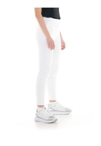 LEONE 1947 APPAREL - Damskie joggery ze ściągaczem Basic. Kolor: biały. Materiał: tkanina. Sport: fitness