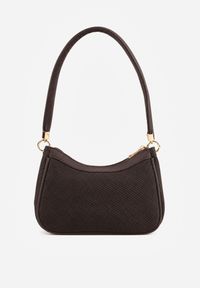 Renee - Brązowa Klasyczna Torebka Bagietka z Dodatkowym Paskiem Crossbody Kassenope. Kolor: brązowy. Styl: klasyczny #1