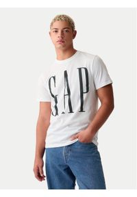 GAP - Gap T-Shirt 866774-01 Biały Regular Fit. Kolor: biały. Materiał: bawełna