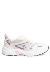 Calvin Klein Jeans Sneakersy Retro Tennis Su-Mesh Wn YW0YW00891 Biały. Kolor: biały. Materiał: skóra, mesh