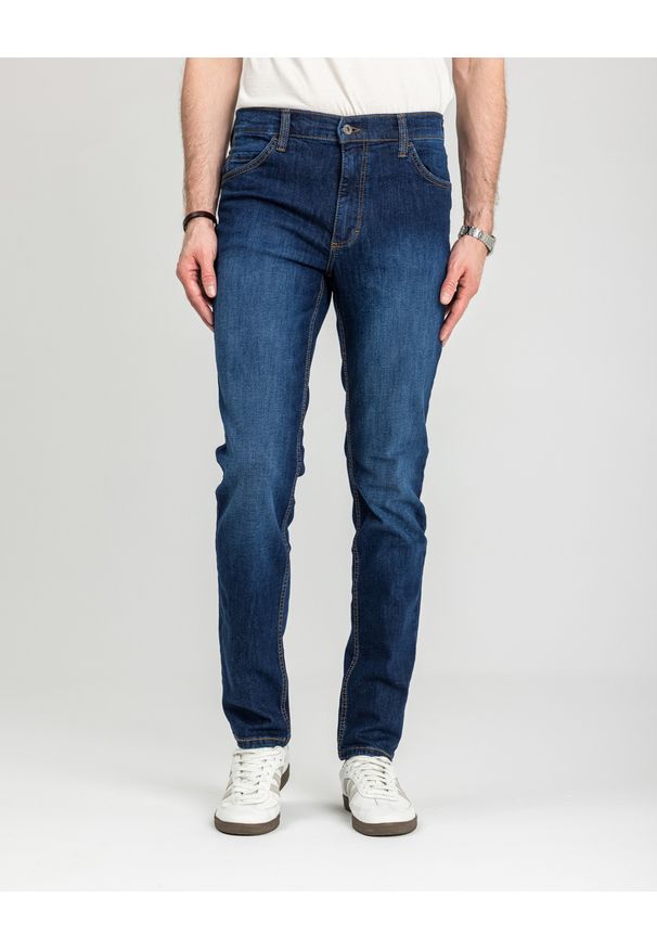 Męskie Spodnie Jeansowe Mustang Style Tramper Tapered Denim Blue 1018016 5000 882