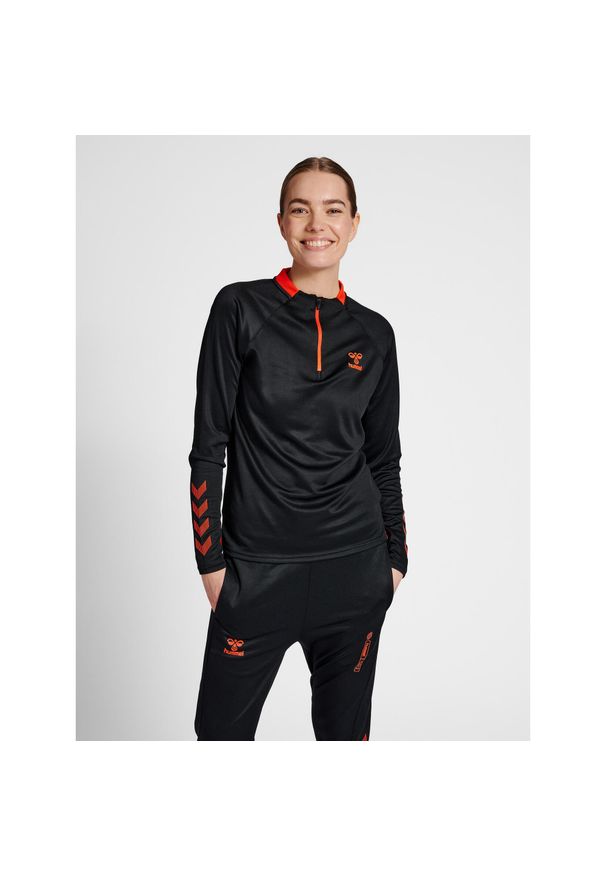 Bluza damska Hummel hmlGG12 Action. Kolor: czerwony, wielokolorowy, czarny. Materiał: włókno. Sport: fitness