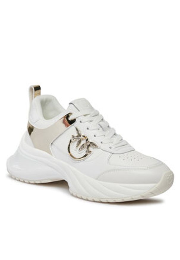 Pinko Sneakersy Ariel 02 SS0027 P025 Biały. Kolor: biały. Materiał: skóra