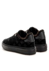 Guess Sneakersy Denesa3 FL8DE3 Czarny. Kolor: czarny. Materiał: welur, skóra