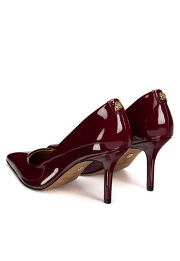 Nine West Szpilki WFA3045-1A Bordowy. Kolor: czerwony. Materiał: skóra. Obcas: na szpilce
