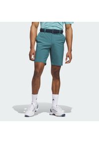 Adidas - Ultimate365 8.5-Inch Golf Shorts. Kolor: niebieski. Materiał: materiał. Sport: golf