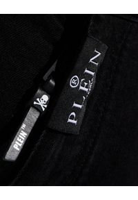 Philipp Plein - PHILIPP PLEIN - Czarne jeansy Straight Super Cut. Kolor: czarny. Wzór: aplikacja. Styl: klasyczny, elegancki #6