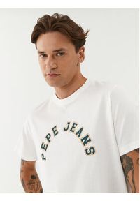 Pepe Jeans T-Shirt Westend Tee PM509124 Biały Regular Fit. Kolor: biały. Materiał: bawełna #4