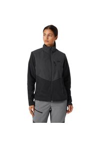 Bluza polarowa damska Helly Hansen Daybreaker Block Jacket. Kolor: czarny. Materiał: polar