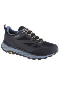 Buty trekkingowe męskie Jack Wolfskin Terraventure Texapore Low. Zapięcie: sznurówki. Kolor: wielokolorowy, niebieski, szary. Materiał: guma, syntetyk, tkanina, materiał. Szerokość cholewki: normalna