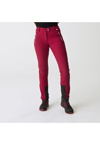 Mountain Regatta damskie trekkingowe spodnie ocieplane. Kolor: czerwony. Materiał: poliester. Sport: wspinaczka #1