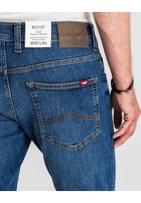 Męskie Spodnie Jeansowe Mustang Style Oregon Tapered Denim Blue 1017123 5000 782