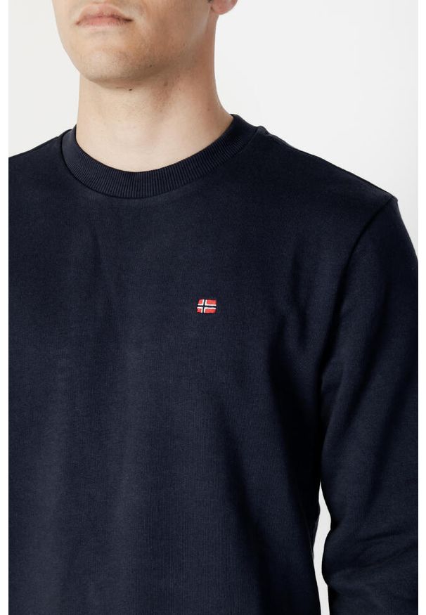 Napapijri - Bluza Mężczyzna NAPAPIJRI BALIS CREW SUM 2. Kolor: niebieski. Materiał: bawełna