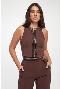 Elisabetta Franchi - Top damski zapinany na zamek ELISABETTA FRANCHI #1