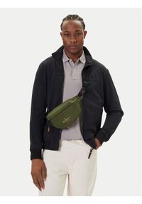 Calvin Klein Nerka Bold Waistbag LV04D3116G Khaki. Kolor: brązowy. Materiał: materiał #1