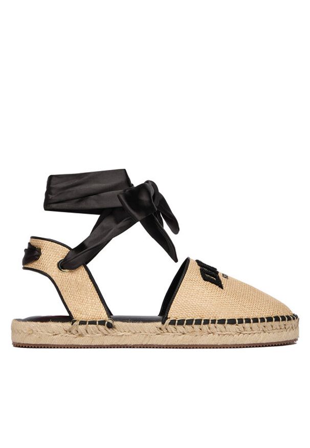 DKNY Espadryle Madelise K2612113 Brązowy. Kolor: brązowy. Materiał: materiał