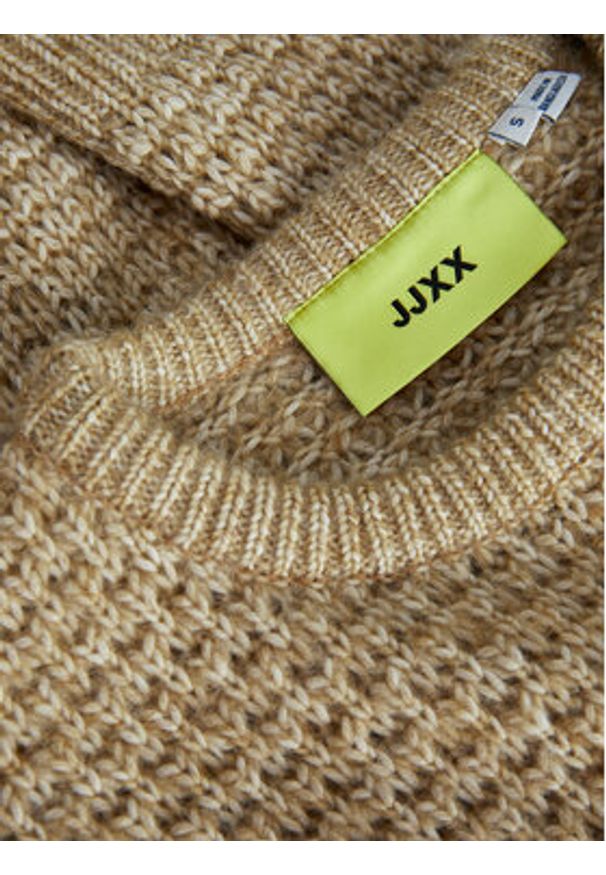 JJXX Sweter Milly 12261123 Beżowy Regular Fit. Kolor: beżowy. Materiał: syntetyk