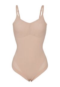 Calvin Klein Underwear Kombinezon modelujący LV00QF8295 Beżowy. Kolor: beżowy. Materiał: syntetyk #3