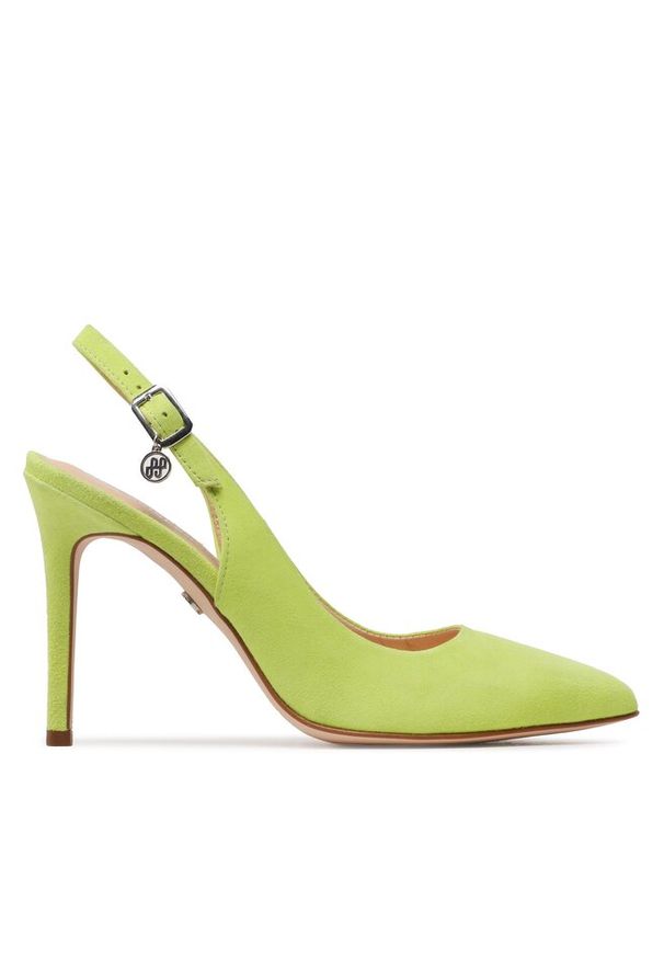 Sandały Solo Femme. Kolor: zielony