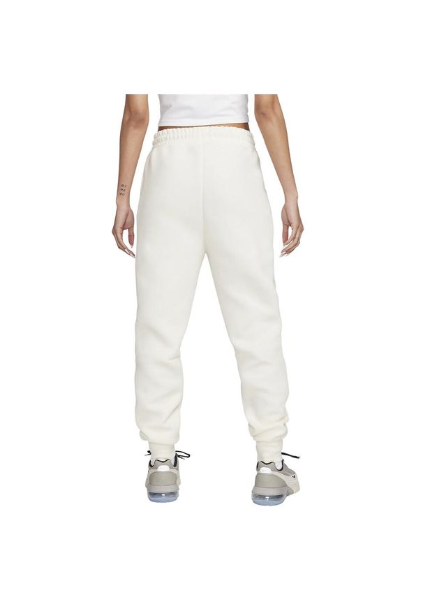Spodnie sportowe damskie Nike Sportswear Tech Fleece. Kolor: biały. Materiał: dresówka
