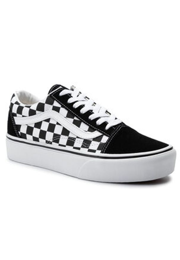 Vans Tenisówki Old Skool Platfor VN0A3B3UHRK1 Czarny. Kolor: czarny. Materiał: materiał