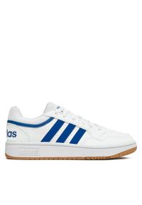Adidas - adidas Sneakersy Hoops 3.0 GY5435 Biały. Kolor: biały. Materiał: materiał #1