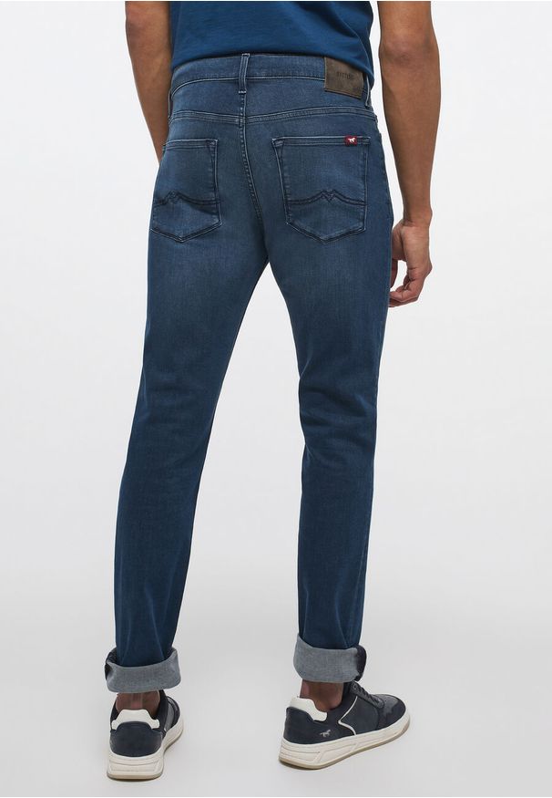 Mustang - MUSTANG Style Frisco Skinny MĘSKE SPODNIE JEANSOWE JEANSY DENIM BLUE 1013697 5000 883
