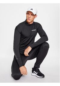 Adidas - adidas Koszulka techniczna HZ6252 Czarny Slim Fit. Kolor: czarny. Materiał: syntetyk #5