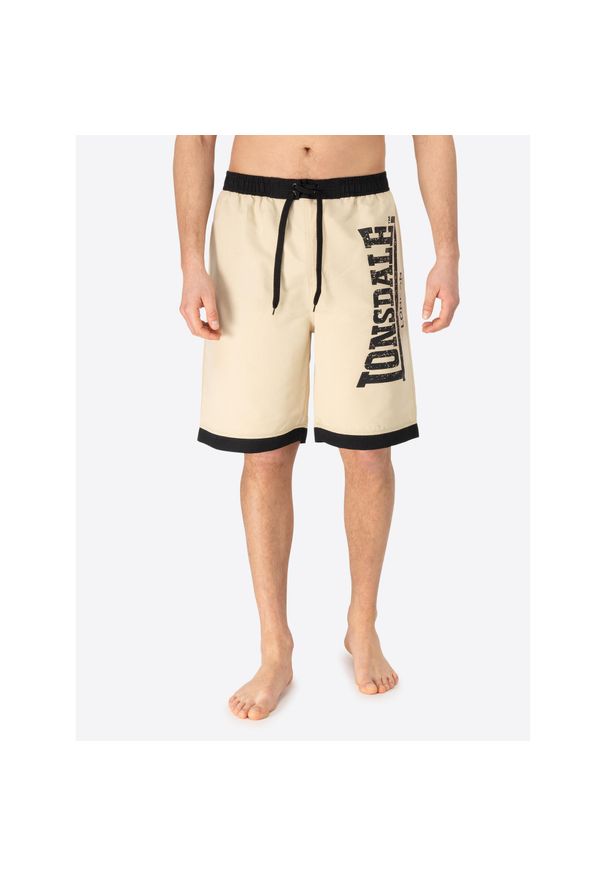 Szorty bokserskie Lonsdale Clennell. Kolor: wielokolorowy, czarny, beżowy