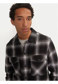 Hugo Koszula Enalu 50520104 Czarny Oversize. Kolor: czarny. Materiał: bawełna #2