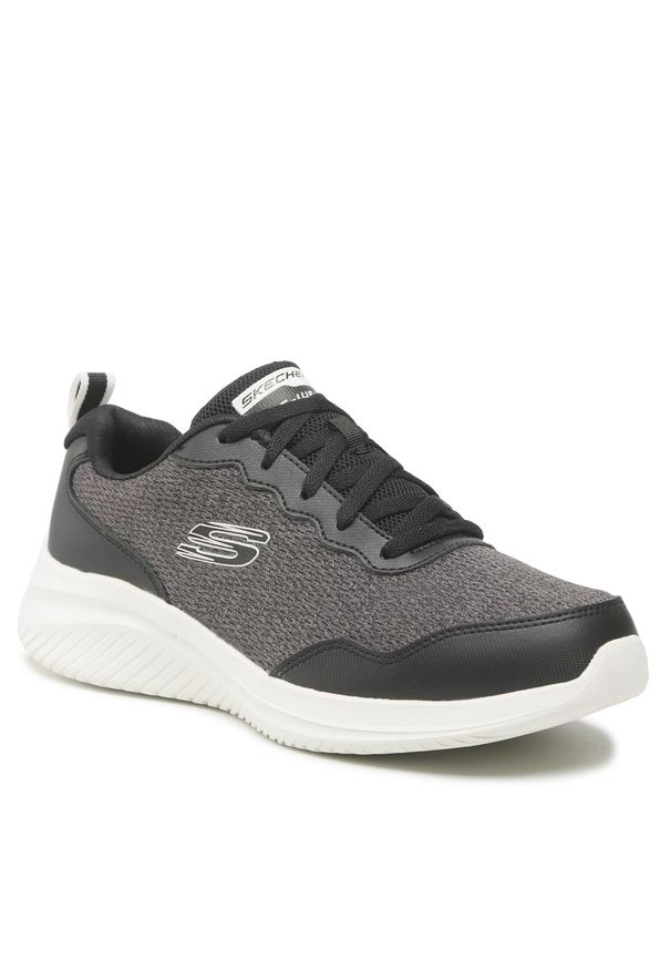 skechers - Buty Skechers Doclan 232581/BKW Black/White. Kolor: czarny. Materiał: materiał