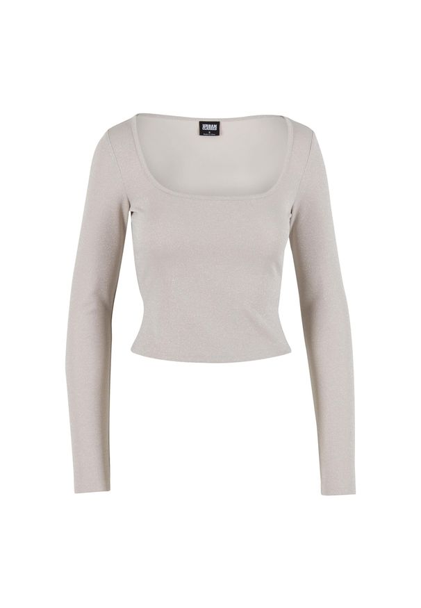 Damski top z długim rękawem Urban Classics. Kolor: biały. Materiał: polar. Długość rękawa: długi rękaw. Długość: długie. Sezon: zima