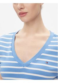 TOMMY HILFIGER - Tommy Hilfiger T-Shirt New Cody WW0WW40584 Niebieski Slim Fit. Kolor: niebieski. Materiał: bawełna #3
