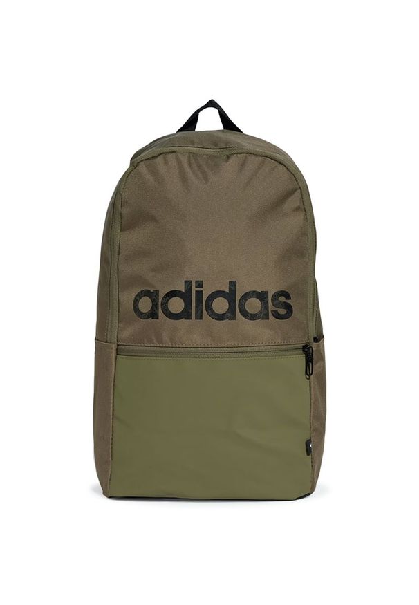 Adidas - Plecak adidas Classic Daily IS7065 - zielony. Kolor: zielony. Materiał: poliester. Styl: klasyczny, casual