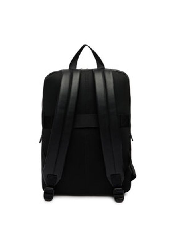 Calvin Klein Saszetka Emblem Aop Emboss Slim Square Bp LV04D3328G Czarny. Kolor: czarny. Materiał: skóra